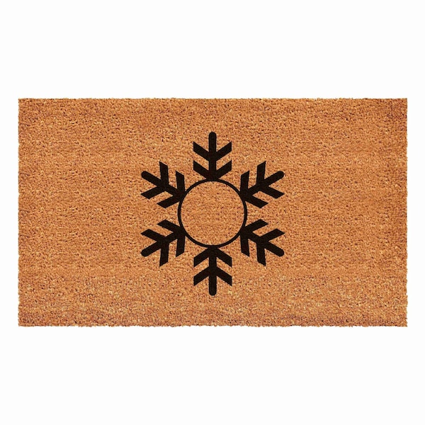 Calloway Mills Snowflake Monogram Door Mat, 30 x 48 Letter NP 108793048NP - main